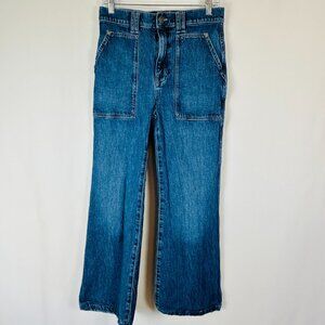 Madewell Blue Flare & Wide Leg Jeans